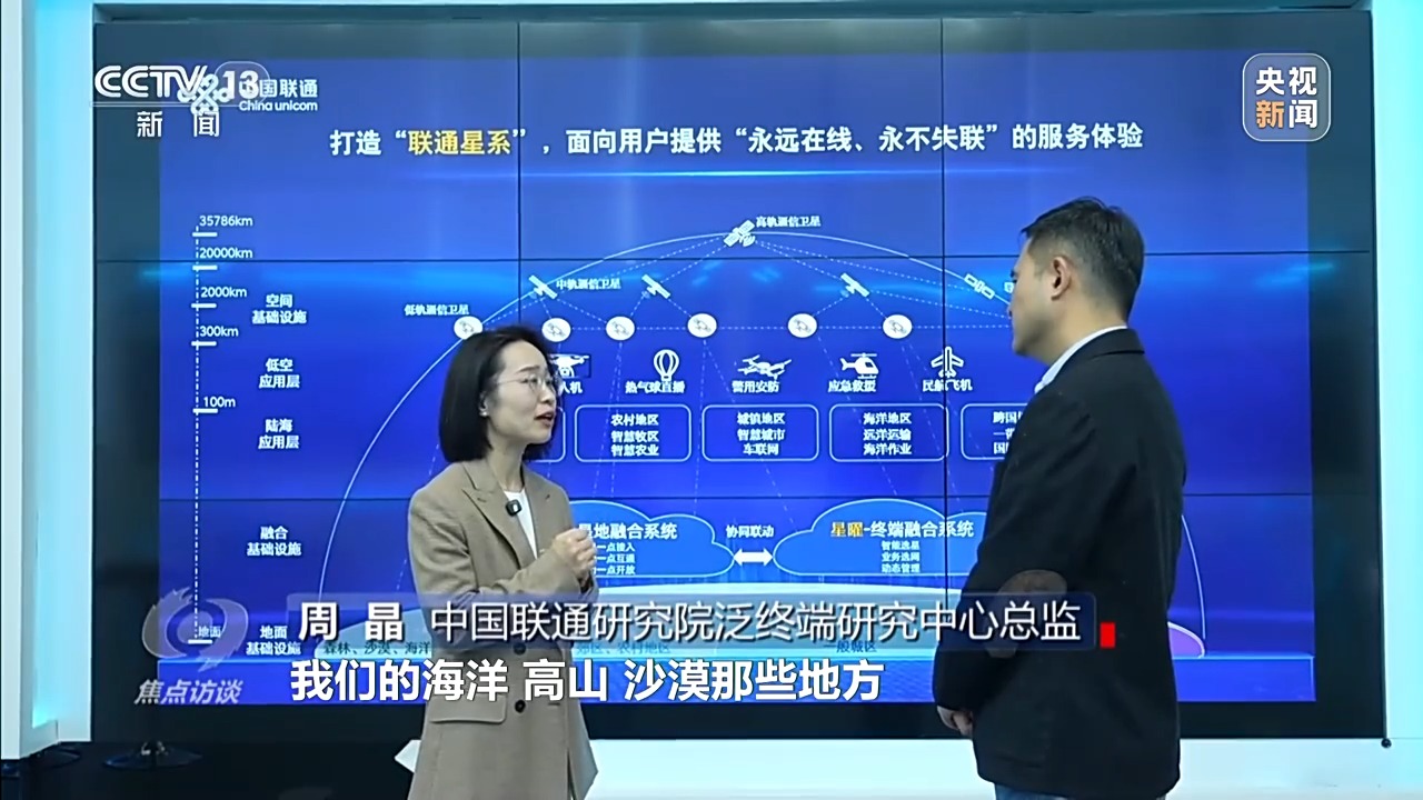 焦点访谈丨空天地一体网让万物“智联” 6G不只更快