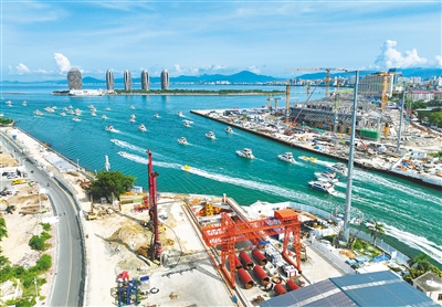 三亚河口通道项目: 提升施工效率 推进项目建设_fororder_24433251_hnrbtp2_1755440339135_b