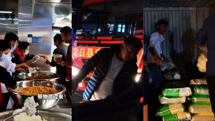 载着温暖，餐车从定日来到吉隆