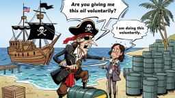 【Editorial Cartoon】“Voluntary”