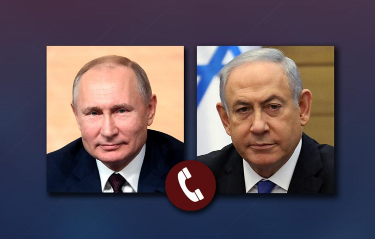 普京与内塔尼亚胡通电话 重点讨论中东局势