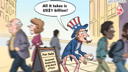 【Editorial Cartoon】Peddling “Peace”