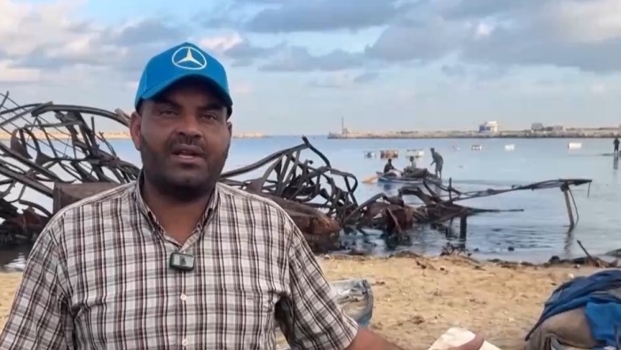 视频丨以军禁海令下 加沙渔民生计艰难