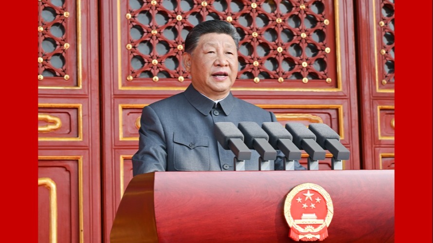 习近平：中国永远是世界的和平力量、稳定力量、进步力量_fororder_时政红底(1)