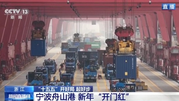 宁波舟山港年吞吐量破14亿吨 这里藏着哪些效率密码？