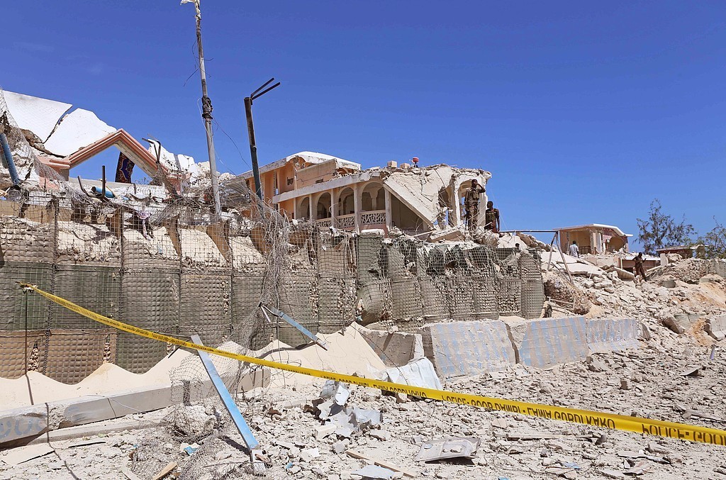 索马里机场附近哈兰基地遭袭 造成2人死亡