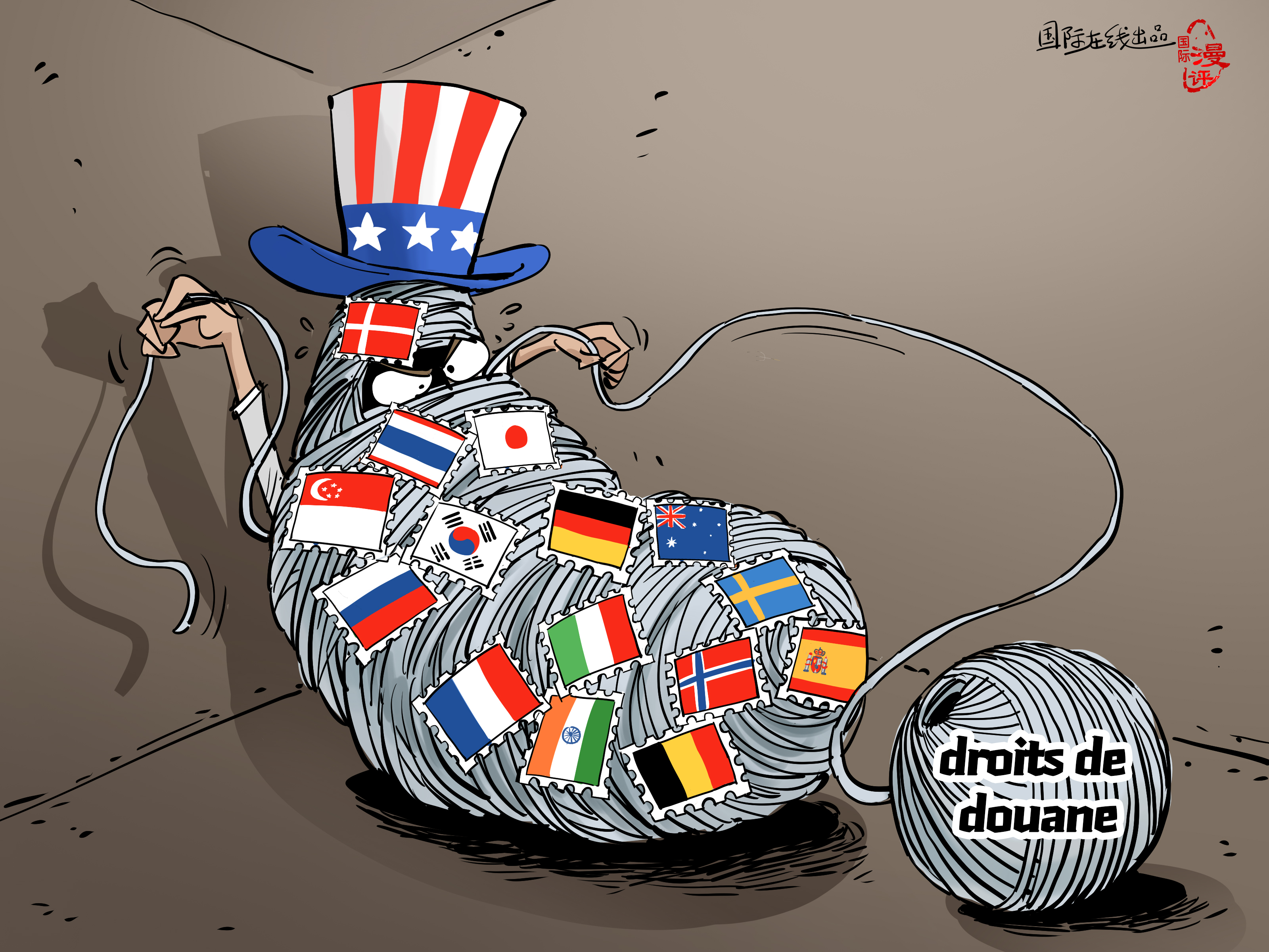 【Actualité en caricatures】Se tirer une balle dans le pied_fororder_法语