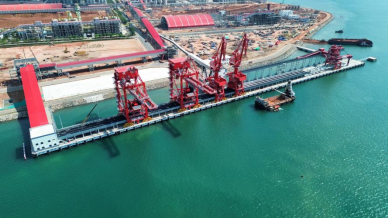 服务属地发展！中建筑港印尼宾坦南山工业园7万吨码头工程正式投入使用_fororder_W020250926540231640437