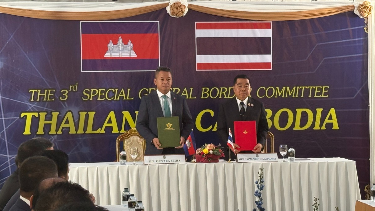 泰柬就停火问题签署联合声明 将从当地时间12时开始停火