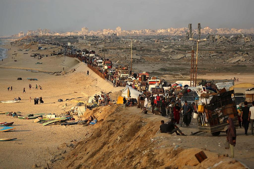 以军称约70万巴勒斯坦人已撤离加沙城