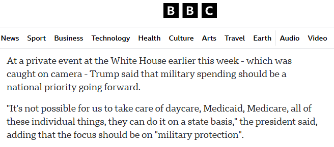 深观察 | 只有大炮，没有黄油：白宫预算暴露美国危险转向