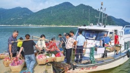 东江湖“水果班船”助农增收