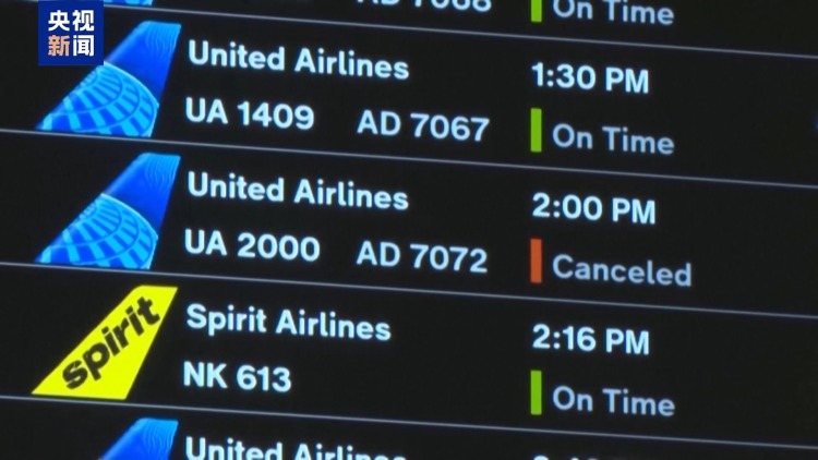 视频丨空运持续混乱 特朗普要求空管员“回来上班”