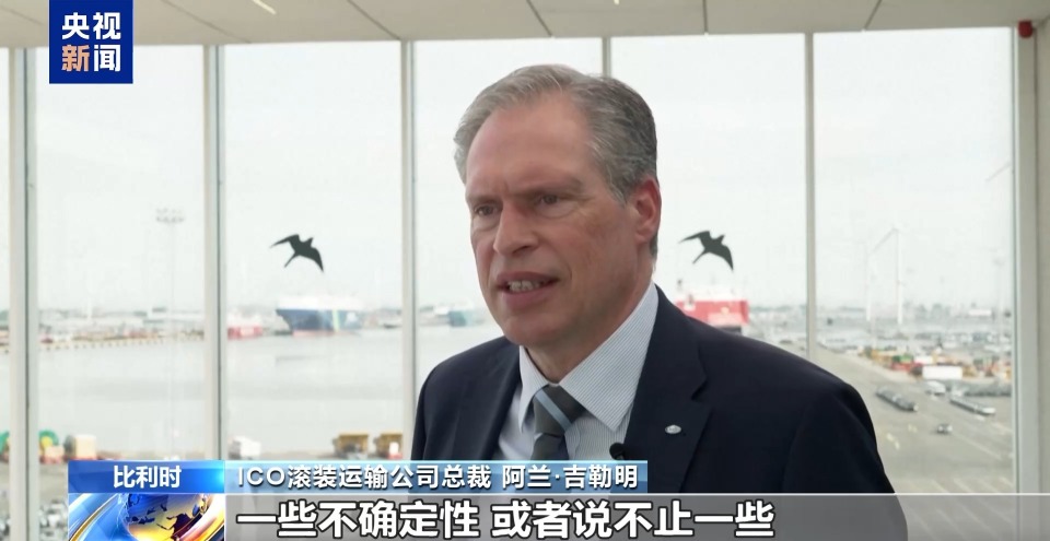 受美关税政策影响 大量汽车积压比利时港口