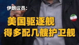 视频丨伊朗议员：美对伊海上封锁被视为军事行为