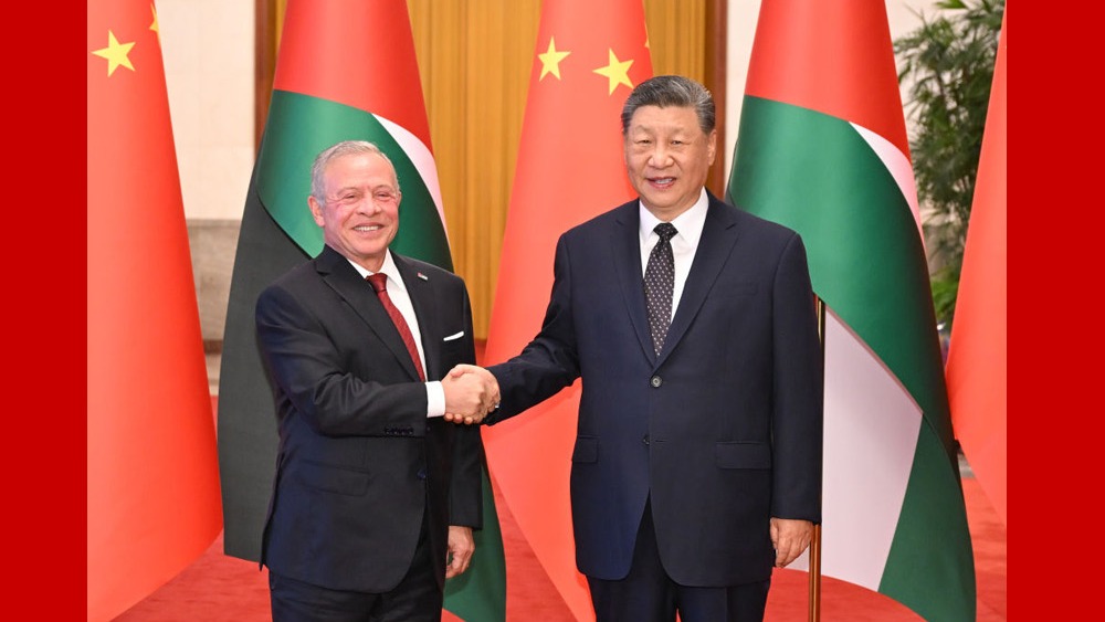习近平同约旦国王阿卜杜拉二世会谈_fororder_1787569396393_213