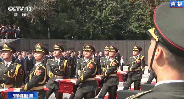英雄安息！第十二批在韩志愿军烈士遗骸安葬仪式全纪实