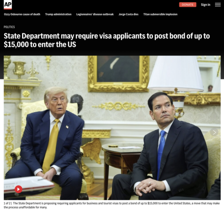 赴美难度升级！首批两国被锁定，押金1.5万还得指定三大机场出入境_fororder_企业微信截图_7a16faaa-3552-409f-8881-7b989c664a40
