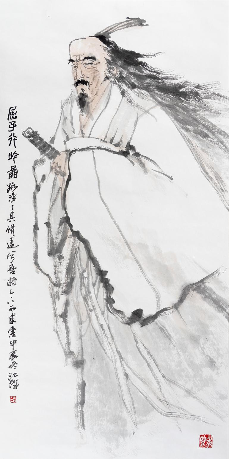 Exhibition of Chu Culture-Themed Art Creations Opens in Beijing, Creating a Window for China-Foreign Cultural Exchange_fororder_图片11