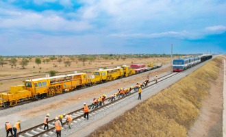 【“一带一路”央企逐梦】中央线标准轨铁路五标项目