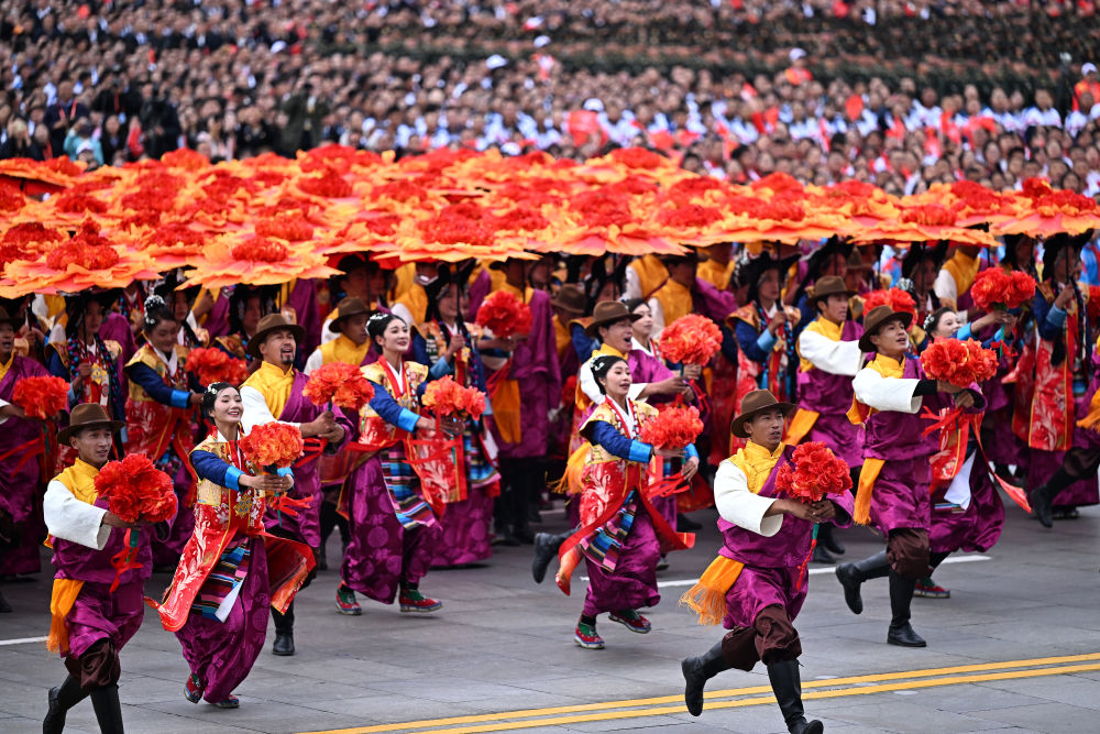 高清大图丨西藏自治区成立60周年庆祝大会现场直击
