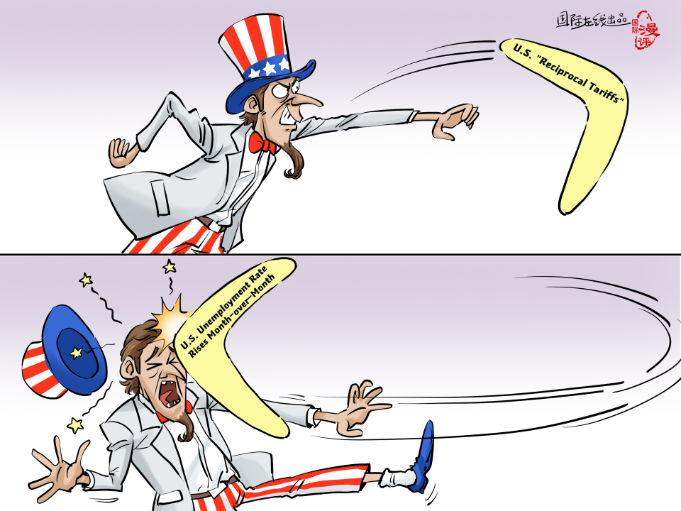 【Editorial Cartoon】Right on the Bullseye_fororder_英语