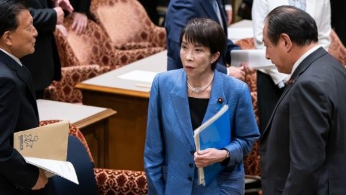 “有必要让更多人了解历史” 日本民众集会抗议高市涉台错误言论_fororder_高市早苗3