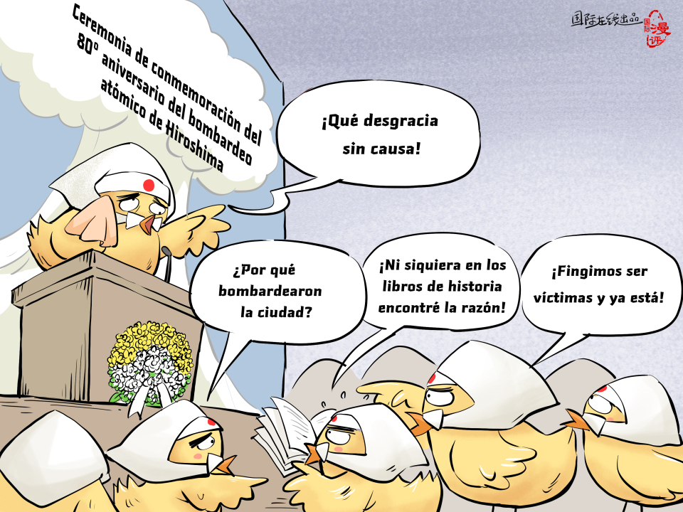 【Caricatura editorial】Cosplay de víctima_fororder_西语