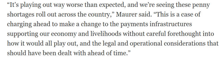 全球媒体聚焦 | 一分钱难倒美国零售商 硬币短缺引发连锁反应