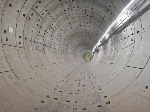 中铁二局济南地铁6-7标茂岭山路站—华阳路站盾构区间顺利通过子单位工程验收