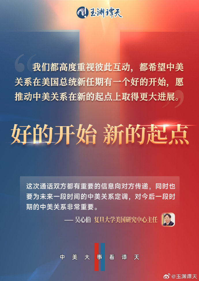 玉渊谭天丨7张图详解中美元首通话细节→