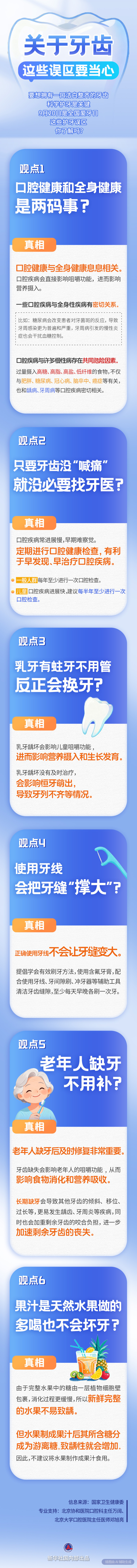 关于牙齿，这些误区要当心
