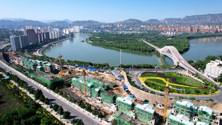 永靖县金河湾黄河民俗文旅小镇建设按下“加速键”