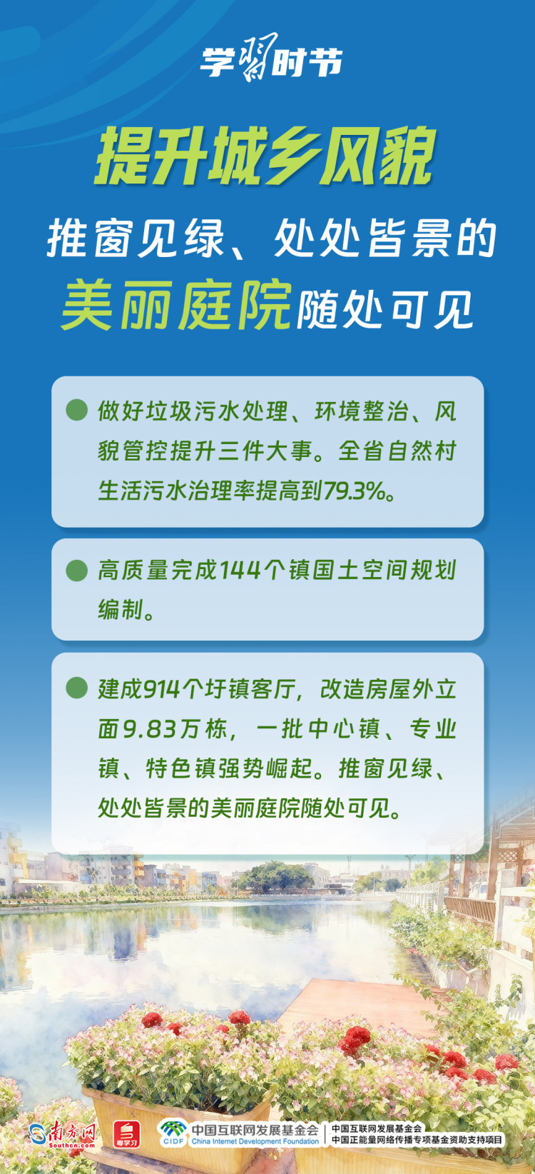 学习时节丨“百千万工程”让乡镇面貌有了新变化_fororder_3
