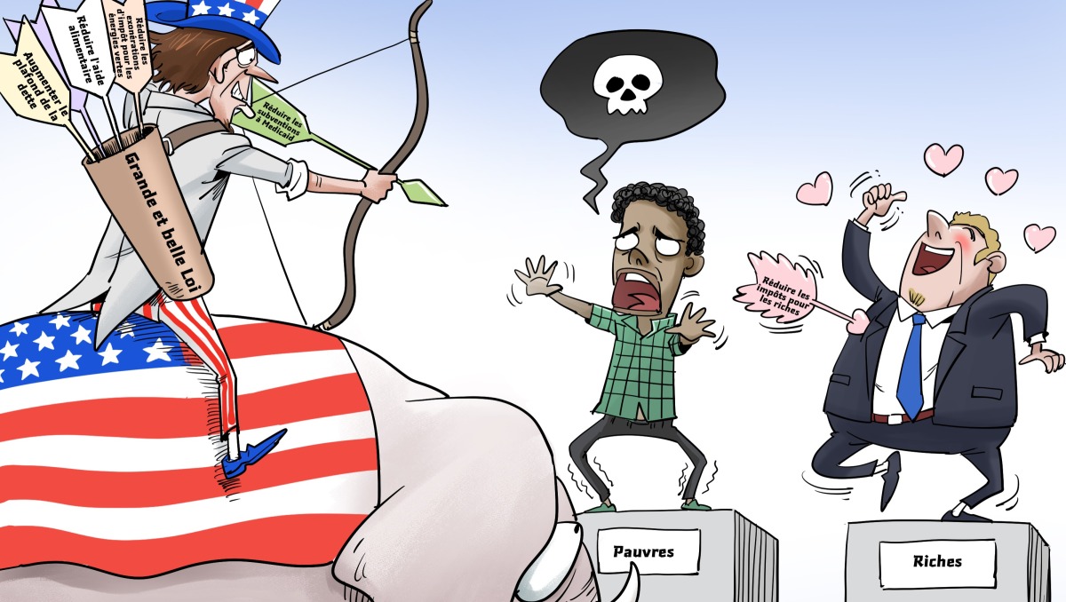【Actualité en caricatures】Prendre aux pauvres pour donner aux riches