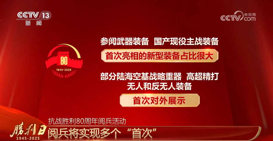 设计亮点多、富含时代特色 本次阅兵将实现多个“首次”