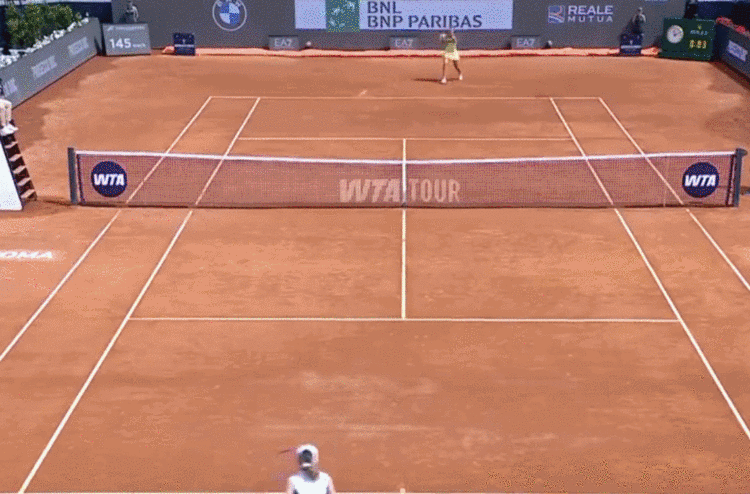 轰出11记Ace！郑钦文晋级WTA1000罗马站32强
