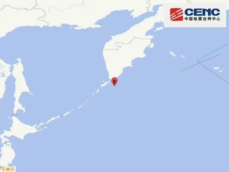 千岛群岛发生6.0级地震 震源深度30公里