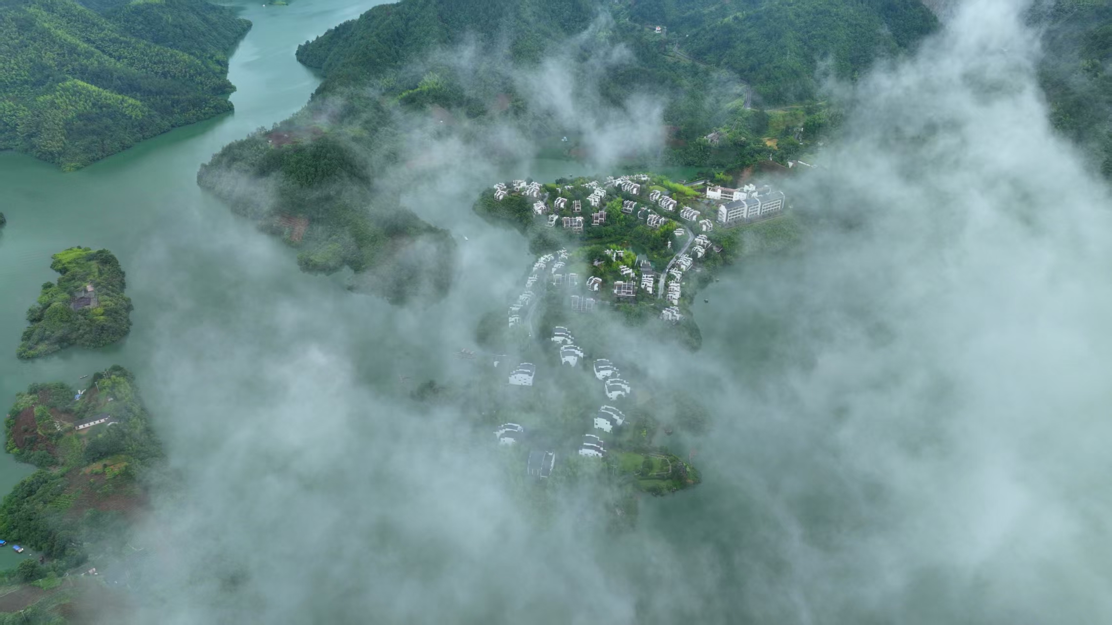 黄山市徽州区：丰乐湖雨霁揽胜_fororder_丰乐湖4