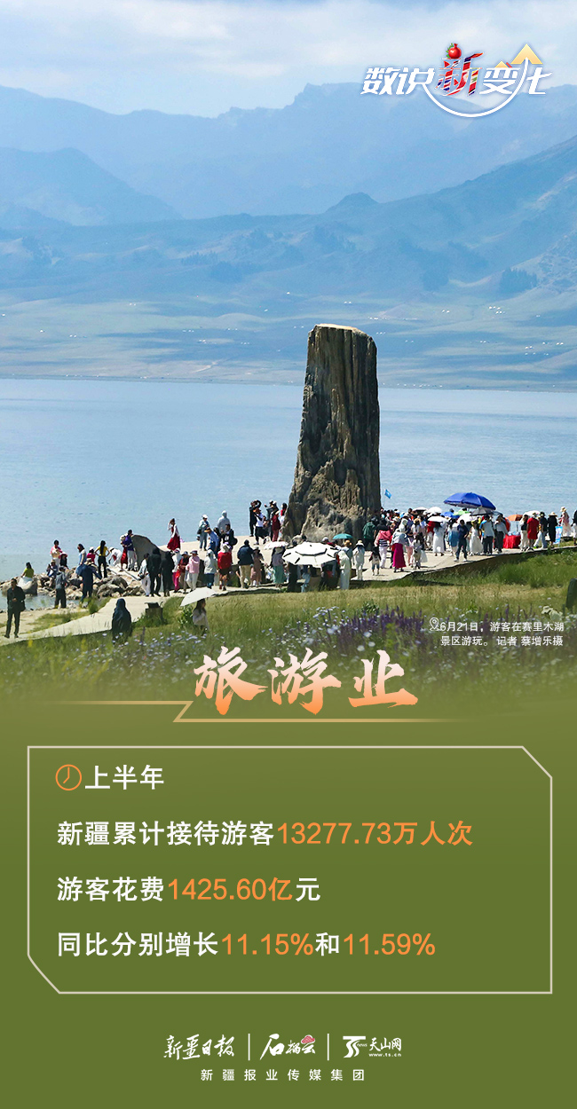 数说“新”变化丨“成绩单”出炉 上半年新疆经济活力迸发