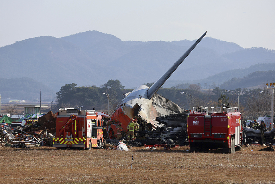韩客机最终确认179人遇难 事故中无中国公民伤亡