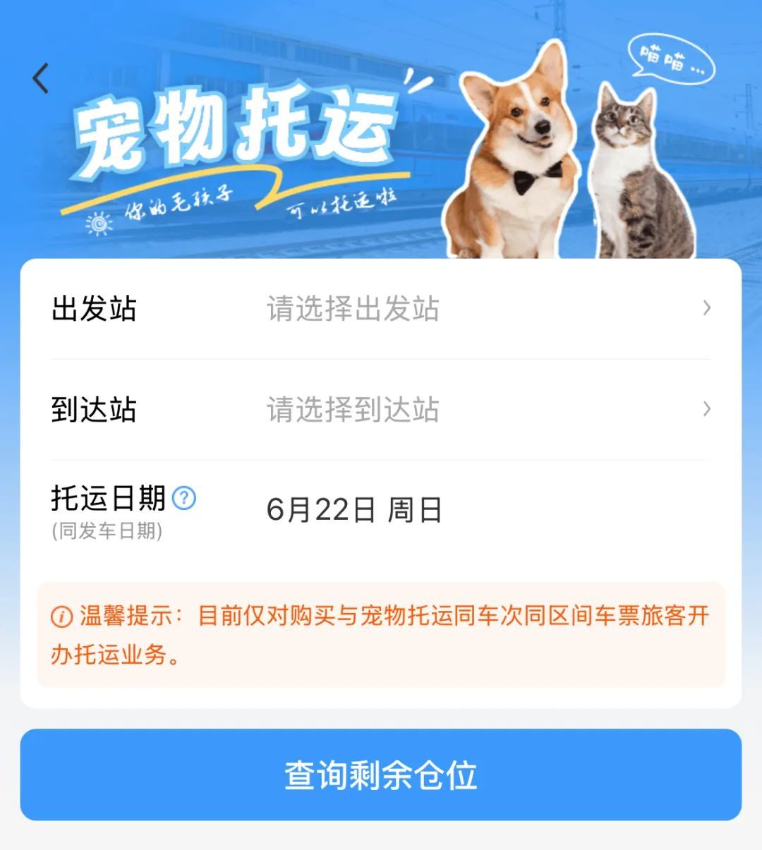 线路由1条增至8条 高铁宠物托运服务试点范围今起扩大