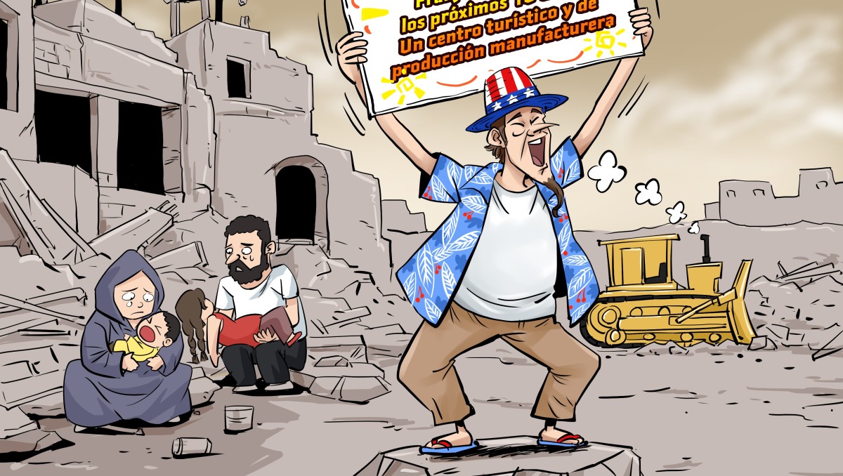 【Caricatura editorial】Diez años bajo control, millones desplazados
