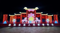 天水甘谷：华灯璀璨映古冀 满城年味润民心