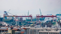 与美经贸谈判中 韩国提议“让美国造船业再次伟大”