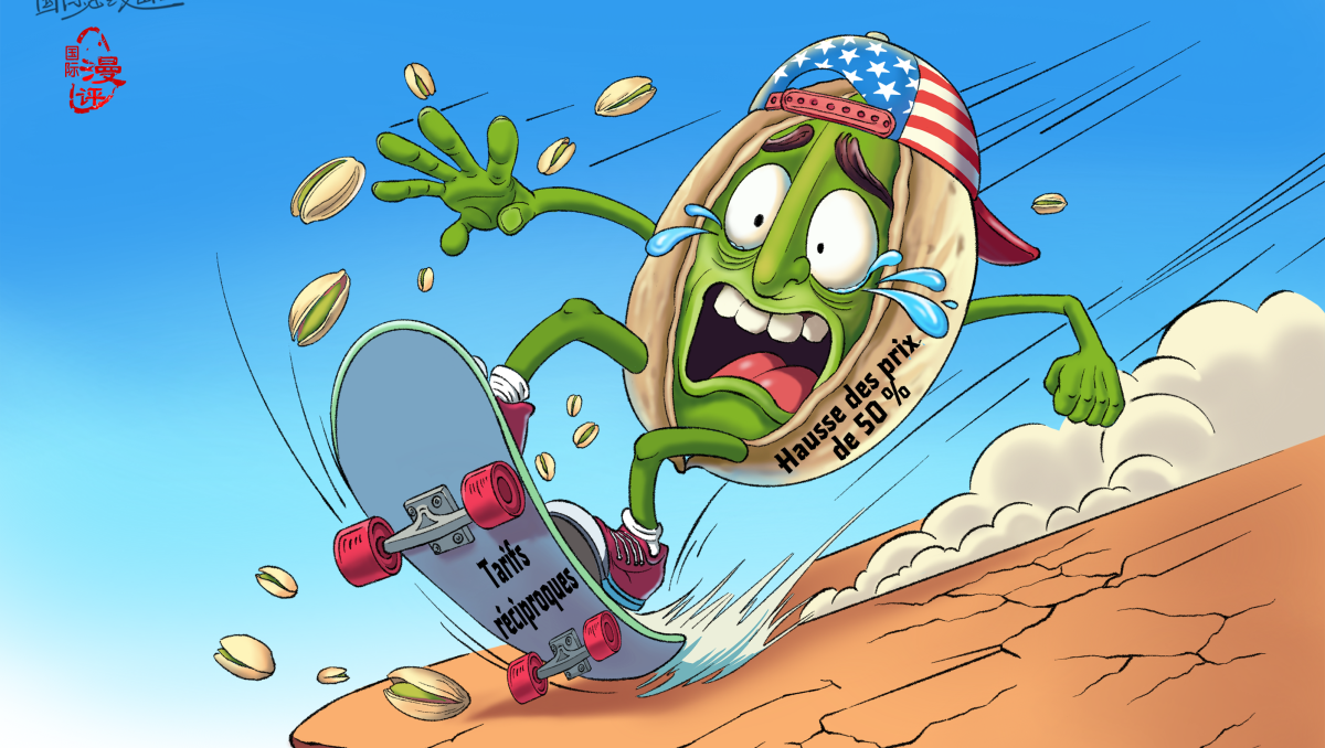 【Actualité en caricatures】 Les pistaches ne sont pas joyeuses