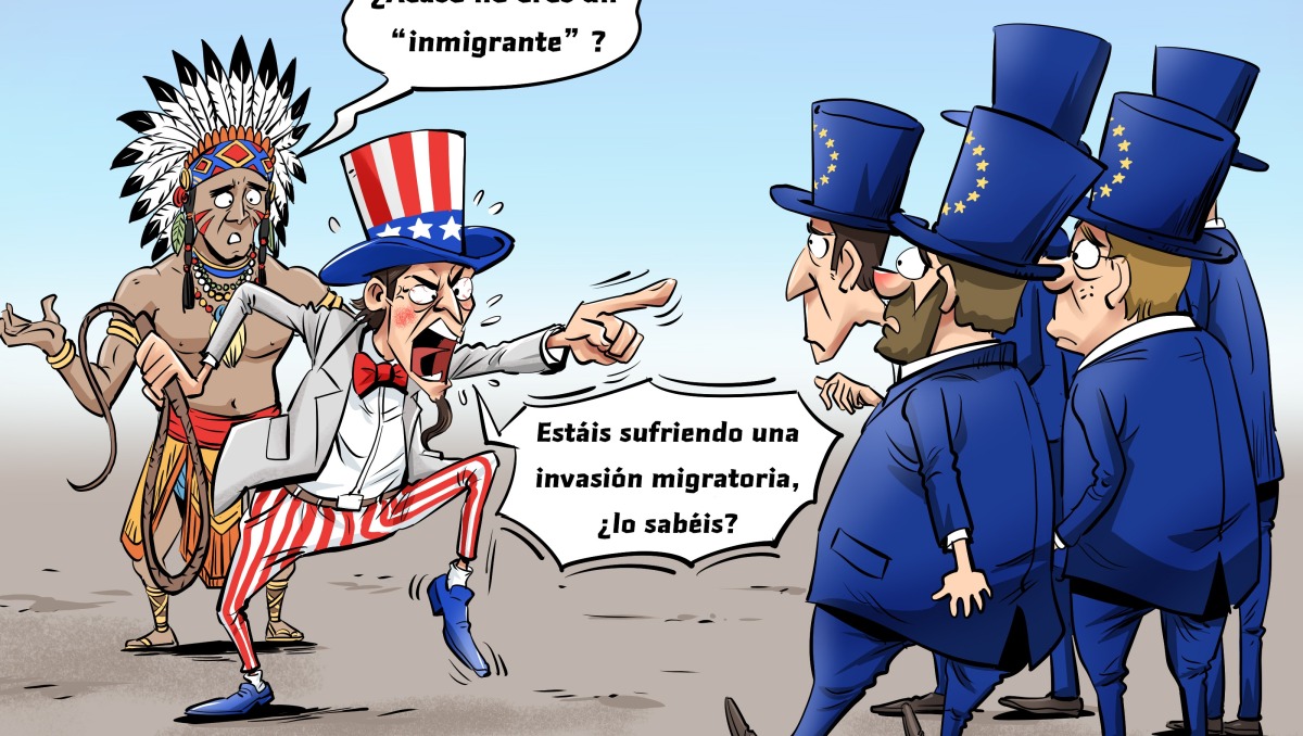 【Caricatura editorial】¿Invasión migratoria?