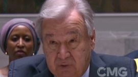 视频丨公然践踏国际法！联合国秘书长强烈谴责以色列