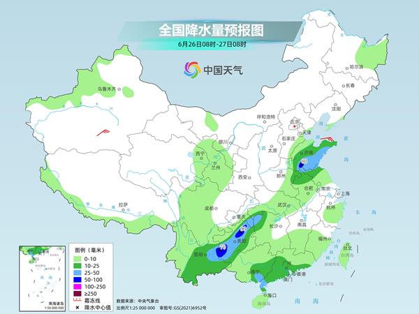 南方新一轮暴雨过程接踵而至 华北东北高温干热持续