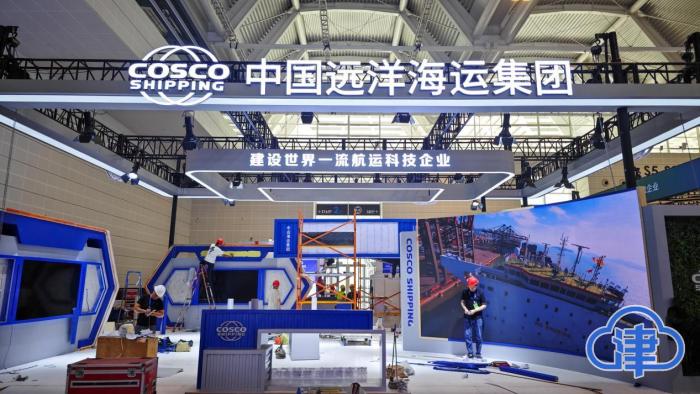 布展冲刺！第三届天津国际航运博览会开幕在即